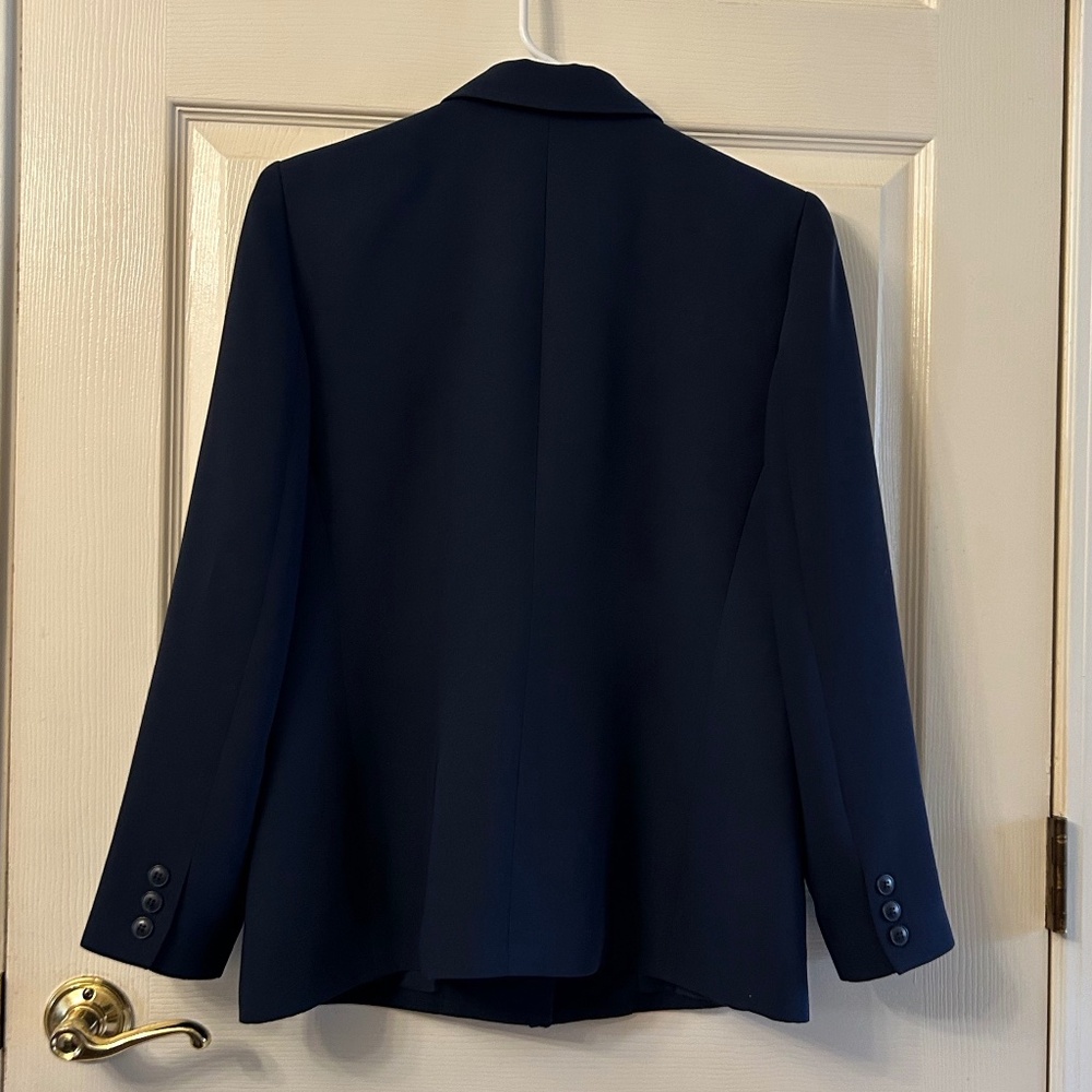 Style & Co. Navy Single-Button Blazer - Picture 2 of 7